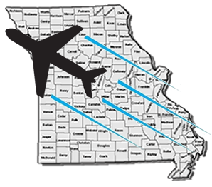 Fly Missouri Imagery Logo